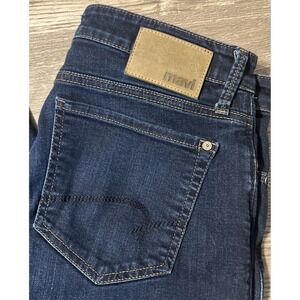 Mavi Zach Straight Leg Dark Wash Stretch Men's Blue Jeans Size 34x32 (34x31)